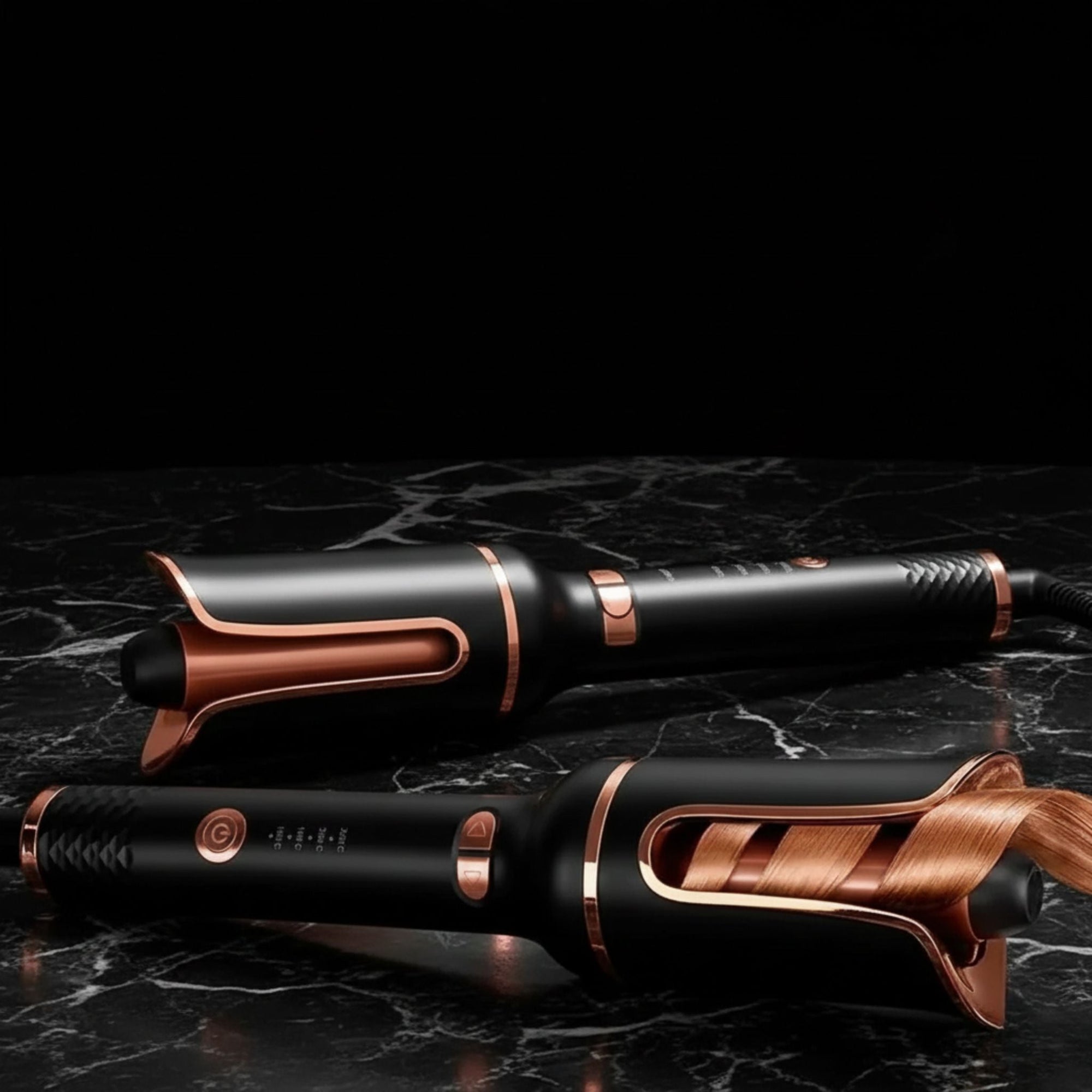 Anti-scald housing design on the Cozeo™ Ceramic Automatic Hair Curler